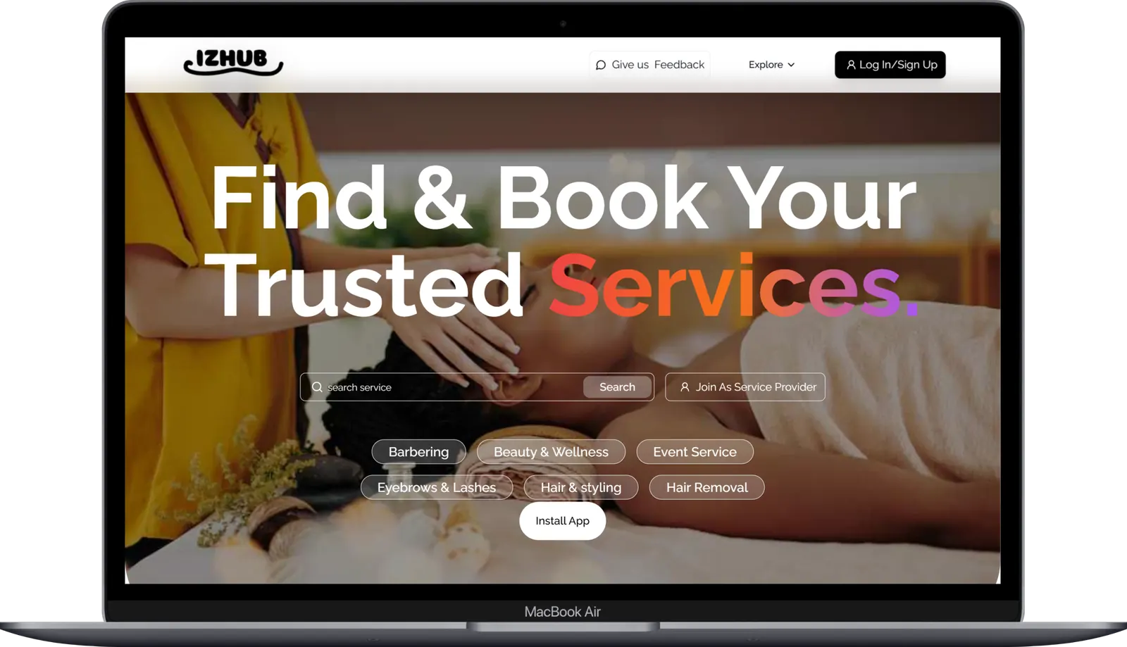 Izhub UK case study screenshot